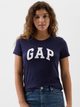 Футболка бавовняна жіноча GAP 729555-00 2XL Темно-синя (1200139319427) - зображення 1