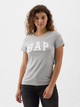 Футболка бавовняна жіноча GAP 729555-05 XXS Сіра (1200139181734) - зображення 1