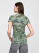 Футболка бавовняна жіноча GAP 729555-10 2XL Камуфляжна (1200139319885) - зображення 2