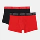 Набор трусов боксеров мужских хлопковых Puma Men Everyday Trunk 2P 93832107 M 2 шт Red/Black (8720245557078) - изображение 1