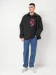 Футболка бавовняна довга чоловіча Converse CVM5T182 L Black (0198820121989) - зображення 3
