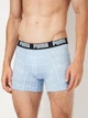 Набор трусов боксеров мужских хлопковых Puma Men Logo Print Boxers 2P 94712403 L 2 шт Light Blue (8720245967174) - изображение 3