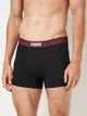 Набор трусов боксеров мужских хлопковых Puma Men Mesh Waistband Boxers 2P 94712601 XL 2 шт Black/Red (8720245966917) - изображение 2