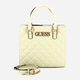 Сумка крос-боді через плече жіноча зі штучної шкіри маленька Guess Alazne HWALAZP3504 OFF Молочна (800070346614) - зображення 4