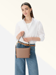 Сумка жіноча з натуральної шкіри маленька Furla Nuvola WE00846BX20451257S1007 Бежева (800070344987) - зображення 6