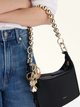 Сумка жіноча з натуральної шкіри маленька Furla Nuvola WE00846BX2045O60001007 Чорна (800070344989) - зображення 6