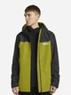 Куртка демисезонная с капюшоном мужская Jack Wolfskin Taubenberg 3In1 Jkt M 1115311-M0053 S Графитовая с желтым (4064886600200) - изображение 1