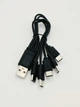 Кабель сплиттер USB - 5 Type-C для зарядки и питания 2A 20см Чёрный ( код: A5C-02mB ) - изображение 5
