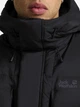 Пуховик зимний длинный мужской Jack Wolfskin Icy Hill Coat M Rds A65049-6000 L Черный (4064886514026) - изображение 5