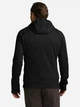 Толстовка на флисе, на молнии мужская Jack Wolfskin Peak District Hooded Fz M A65272-6000 S Черная (4064886551076) - изображение 2