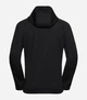 Толстовка на флисе, на молнии мужская Jack Wolfskin Peak District Hooded Fz M A65272-6000 S Черная (4064886551076) - изображение 8