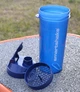 Спортивний шейкер SmartShake Lite темно-синій глянцевий 1000 мл (10611402) - изображение 4
