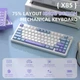 Клавіатура Attack Shark X85 Wireless Mechanical Keyboard (Starlight, перемикачі White Jade) бездротова - зображення 2