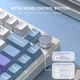 Клавіатура Attack Shark X85 Wireless Mechanical Keyboard (Starlight, перемикачі White Jade) бездротова - зображення 7