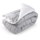 Ковдра Руно зимова полуторна 140x205 см силіконова Grey White (27094) - изображение 1