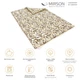 Одеяло шерстяное MirSon Hand Made №161 140x205 см Шерсть Лето (2200000459961) - изображение 2