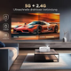 Проектор для домашнего кинотеатра Giaomar Movie Projector C6 2.4G и 5G 720P HDMI с пультом Белый - изображение 4