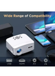 Проектор для домашнего кинотеатра Giaomar Movie Projector C6 2.4G и 5G 720P HDMI с пультом Белый - изображение 6