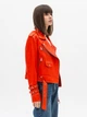 Косуха оранжевая VK из натуральной кожи (арт. LT542) 48 - изображение 3
