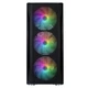 Корпус 1stPlayer X5-BK-4F1 Black без БП - зображення 3
