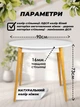 Стол кухонный столик обеденный на кухню небольшой современный маленький круглый из лдсп маленькие кухонные обеденные столы столики для кухни Miami-1 90 х 90 х 73 см белый + Подарок защитные накладки для ножек - изображение 2