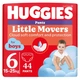 Подгузники Huggies Little Movers/Pants 6 Mega 15-25 кг для мальчиков 44 шт (5029053547657) - изображение 1