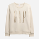 Bluza damska bez kaptura polarowa GAP 800444-01 S Beżowa - obraz 4