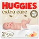 Подгузники Huggies Extra Care 2 (3-6 кг) 58 шт (5029053578071) - изображение 1