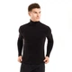 Гольф Pobedov Prestige чоловічий в рубчик приталений 3XL чорний (26485) - зображення 5