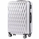 Большой пластиковый чемодан на 4 колесах Wings PC190 L серебристый silver - изображение 3