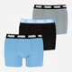 Набор трусов боксеров мужских хлопковых Puma Men Everyday Boxer 3P 93832714 S 3 шт Grey Melange/Light Blue (8720245965873) - изображение 1
