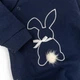 Чоловічок для немовлят з начосом та вишивкою Bunny 68 см Синій - зображення 3