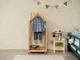 Домик-вешалка для одежды с колесами Busy Wood Натуральное дерево 50х50х112 см - изображение 10