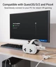 Кабель Syntech USB 3.0 to USB C для Meta Quest 3S/Quest 3/Oculus Quest 2/Pico 4 с питанием, 5м, адаптер USB A/C, белый (M32C2) - изображение 4