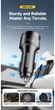 Быстрое автомобильное зарядное устройство Essager 140W USB+Type-C с цифровым дисплеем для ноутбуков, планшетов, смартфонов Apple iPhone, iPad, MacBook, Huawei Honor, Xiaomi, Samsung, OPPO (ES-CC19) - изображение 6