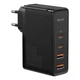 Сетевое зарядное устройство Baseus GaN2 Pro 100W CCGAN2P-L01 четыре порта (2 Type-C + 2 USB) с функцией быстрой зарядки QC4.0+PD3.0 + Кабель Type-C to Type-C 1m Black - изображение 4