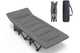 Туристична похідна розкладачка з вбудованим матрацом LEOBRO Grey 190 x 67 x 35 см, навантаженням до 150 кг, сіра - зображення 1