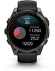 Смарт-часы Garmin Fenix 8 47mm Solar Sapphire Carbon Gray DLC Titanium w. Black/Pebble Gray S. Band (010-02906-10) - изображение 5