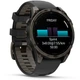Смарт-часы Garmin Fenix 8 47mm Solar Sapphire Carbon Gray DLC Titanium w. Black/Pebble Gray S. Band (010-02906-10) - изображение 6
