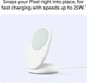Беспроводная зарядка Google Pixelsnap с подставкой, Qi2 (GA10042) - изображение 6