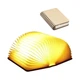 Настольный светодиодный ночник в виде книги UKC Folding Book Lamp арт.29954, светлое дерево - изображение 4