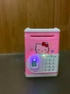 Электронная копилка сейф с отпечатком пальца и кодовым замком Carton Bank "Hello Kitty", розовая - изображение 4