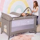 Кровать - манеж Noemi 2 Layers Plus Cool Grey Star - изображение 2
