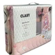 Покривало стьобане Aran Clasy Pink Dreams V-1 Pudra 180х240 з наволочкою - зображення 5