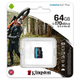 Карта памяти Kingston microSDXC 64Gb Canvas Go Plus A2 V30 UHS-1 U3 (R-170 Mb/s, W-90 Mb/s) - изображение 2