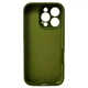 Чехол Fiji Silicone Case Full Camera для Apple iPhone 16 Pro Max бампер накладка с защитой камеры Forest Green - изображение 2