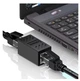 Перехідник адаптер з'єднувач LAN Ethernet RJ45 - RJ45 1000 Мбіт/с - зображення 1