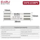 Предохранитель EARU 32A 1000V 10x38мм PV (класс gPV) плавкий цилиндрический для солнечных панелей (Solar FUSE 1038 PV систем) - изображение 3
