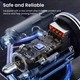 Автомобильное зарядное устройство Toocki 60W USB + Type C + встроенный кабель Type C быстрая зарядка ( TQ-CC26A Blue ) - изображение 6