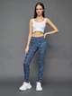 Джинси в леопардовий принт жіночі Calzedonia Темно-синій (modp0467 d-blue (M (38)) - зображення 1